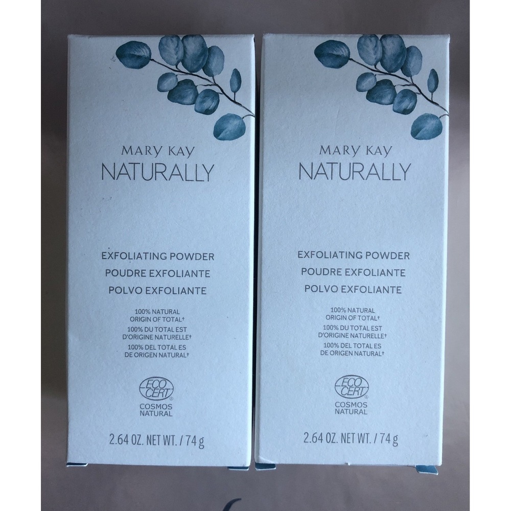 Lot of 2 New In Box Mary Kay Naturally Exfoliating Powder Full Size Fast Ship
